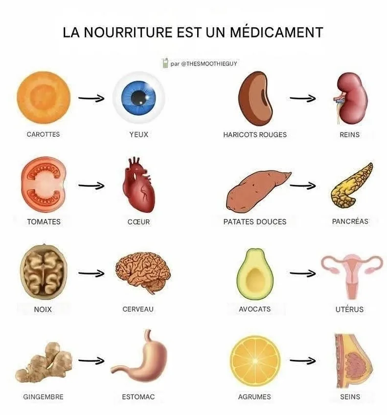 La nourriture comme premier médicament