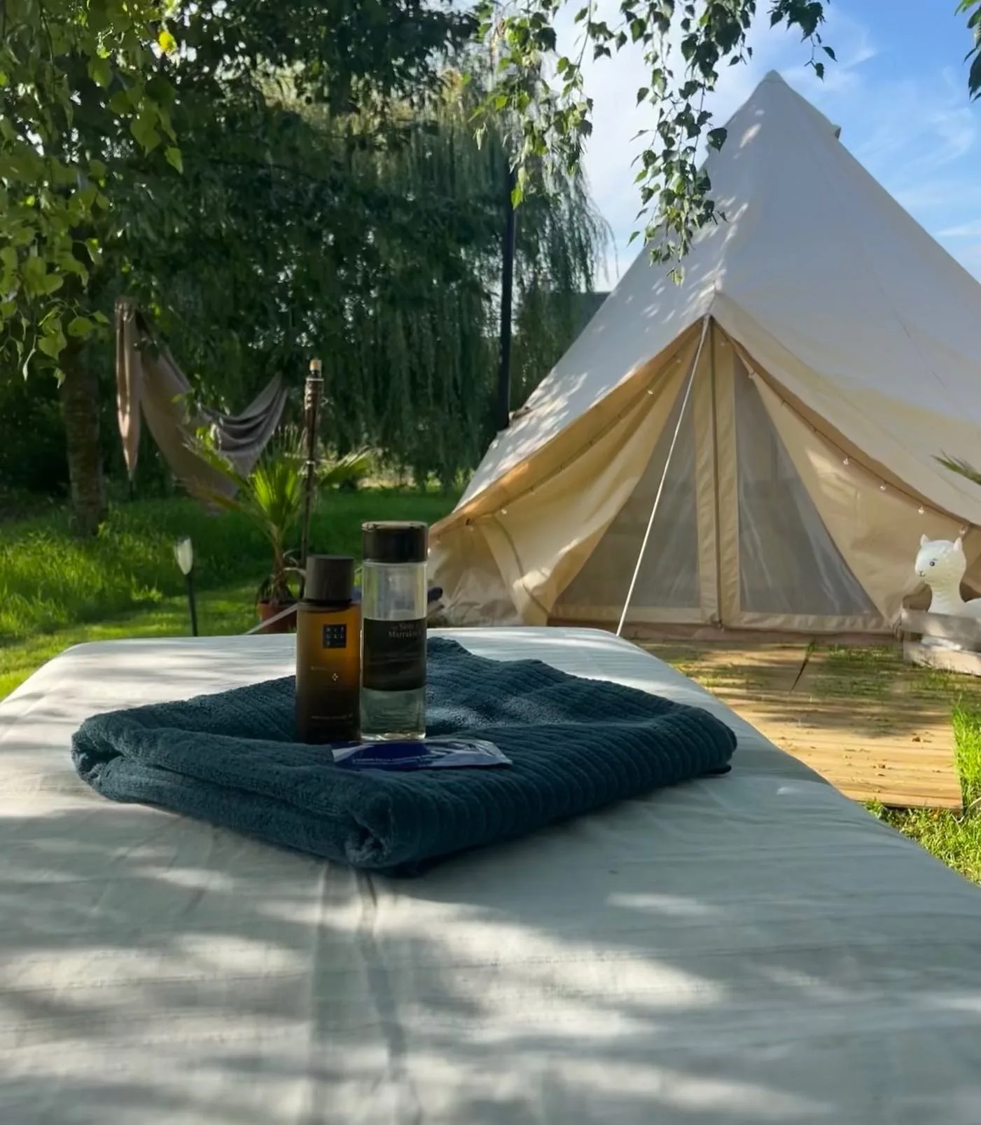 Massage en pleine nature, en duo ou en solo
